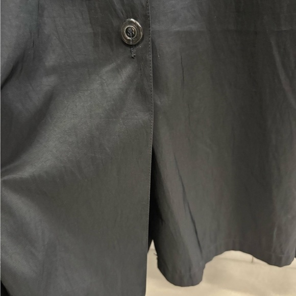 JONES NEW YORK Women's Black Trench Coat With Removable Inside Layer - Picture 4 of 12